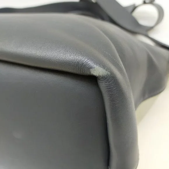 Chloe Hand Bag Gray Leather